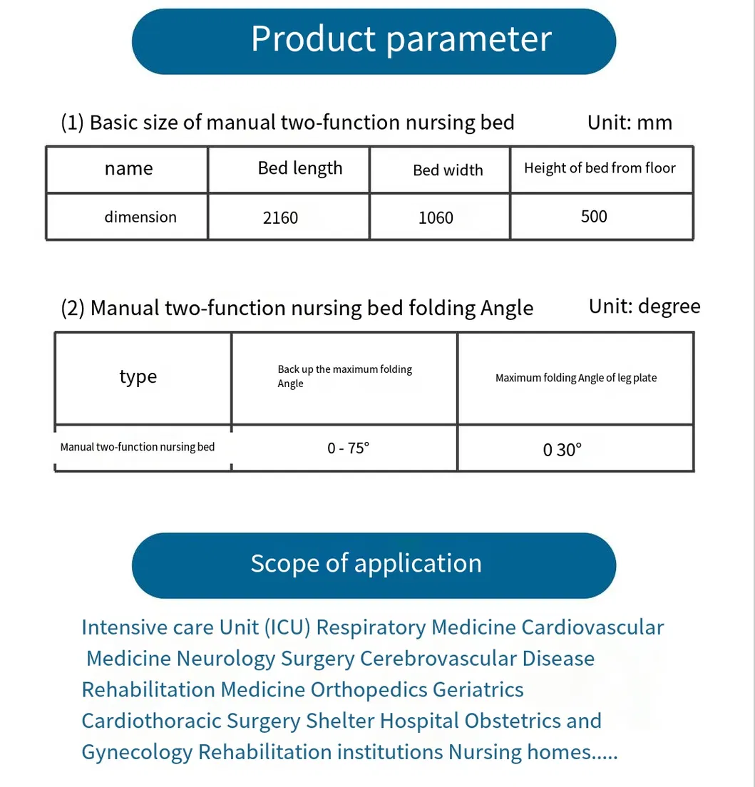 Adjustable Nursing Bed