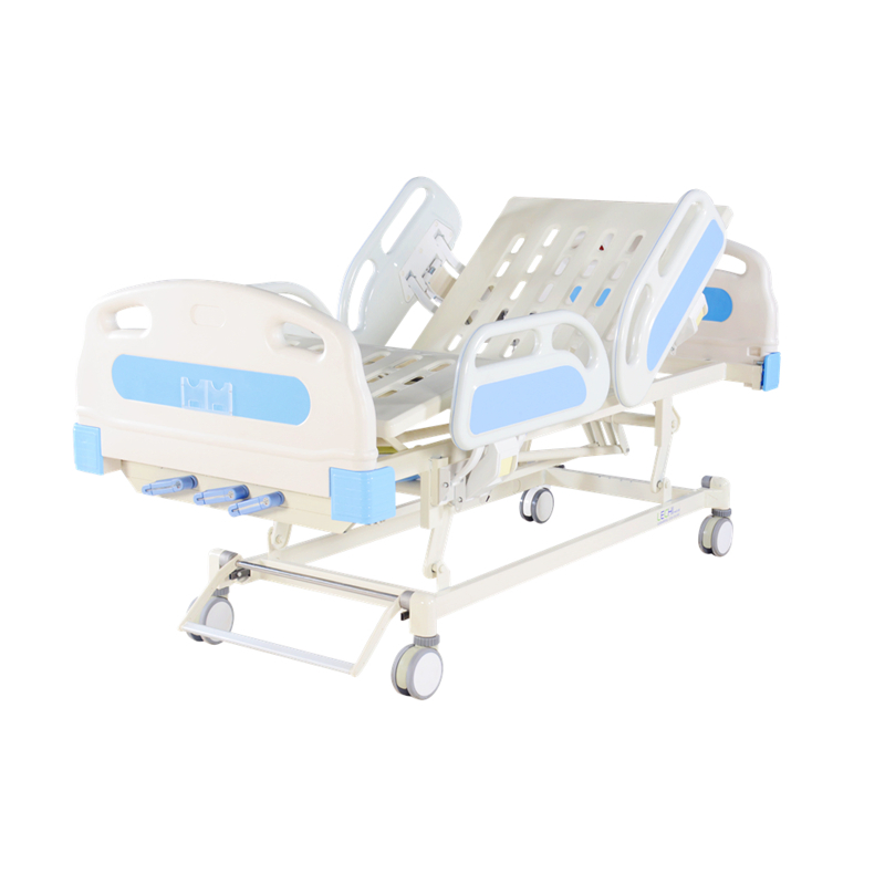 Multi-Function Adjustable 3 Crank Manual Hospital Bed - Steel Frame for Patient Care