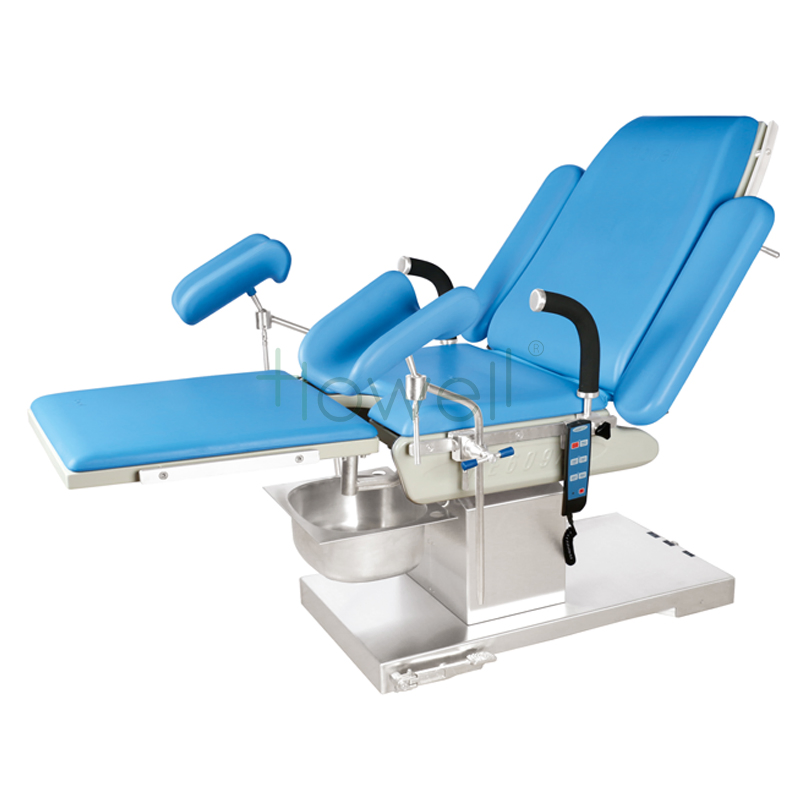 Comfortable and Convenient Medical Electric-Hydraulic Gynecology Urology Examination Bed Clinic Hospital Ot