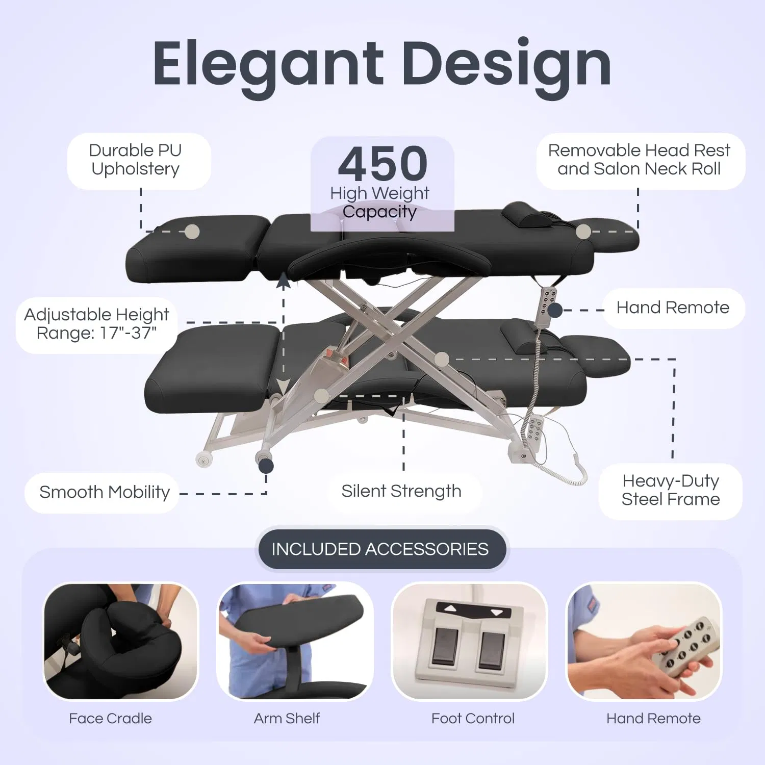 Multi-Function Medical Massage Bed for Rehabilitation and Wellness Therapy