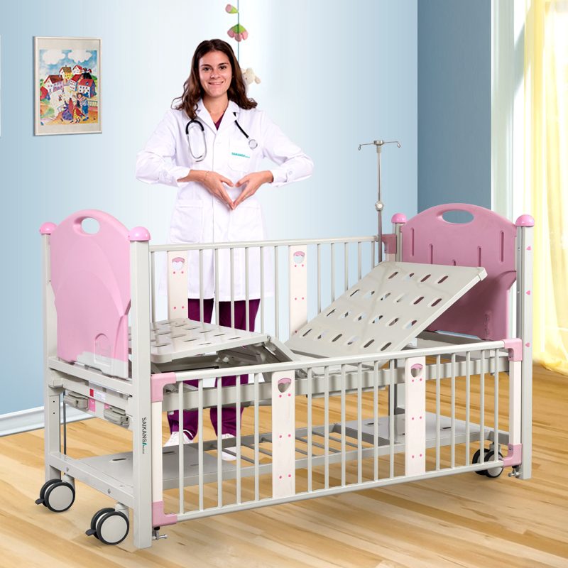 Cx2X 2 Function Newborn Medical Crib Manual Nursing Pediatric Children Hospital Bed