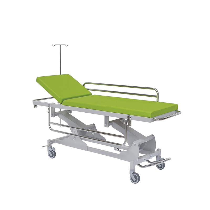 High Standard Modern Hospital Furniture Folding Conversion Adjustable Emergency Transfer Stretcher Trolley Ambulance Bed for Sale