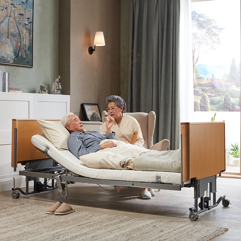 Electric Adjustable Home Care Bed for Enhanced Comfort