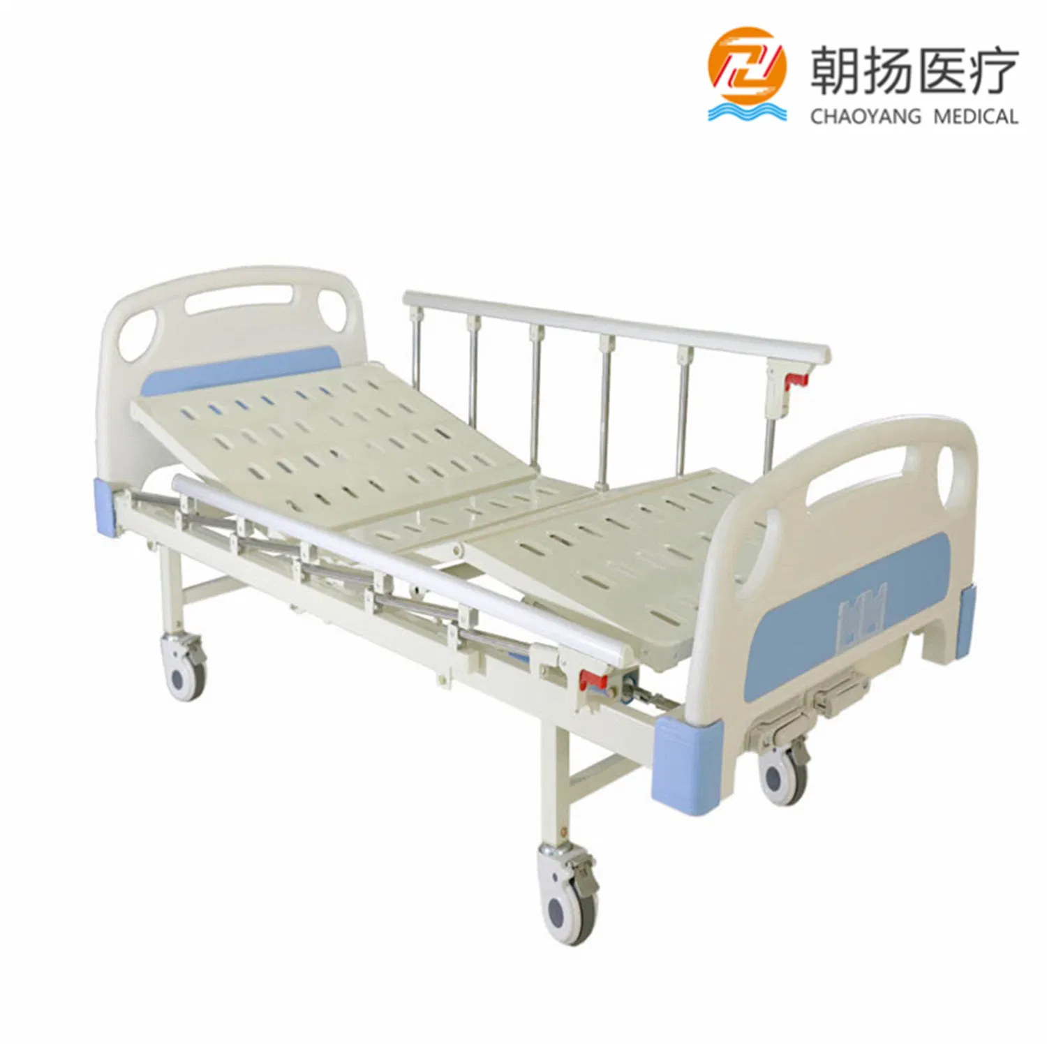 Two Crank Manual Treatment Examination Couch Medical Bed Hospital Bed