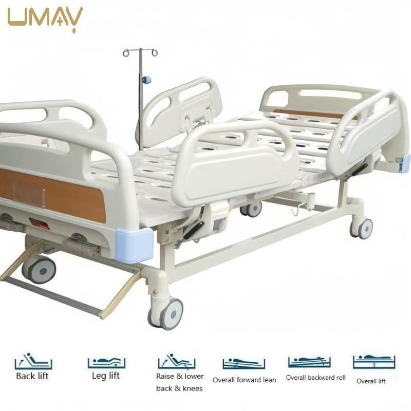 Durable Steel Patient Bed for Long-Term Care and Recovery Needs