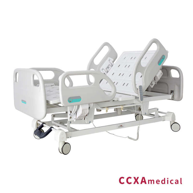 Advanced Smart Control 7 Function Electric Footboard Screen Dual-Side Button Precise Hospital Bed