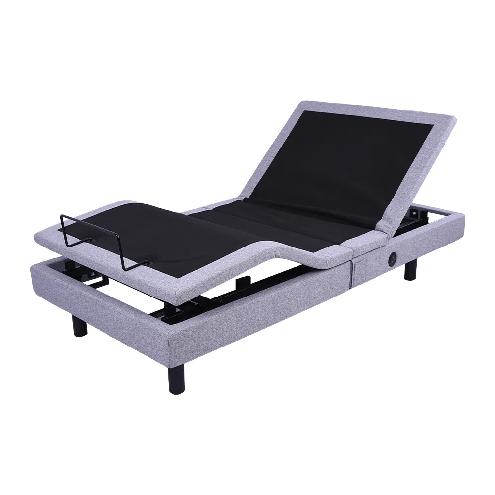 Adjustable Bed Base with Remote Control and Massage Function for Home Furniture