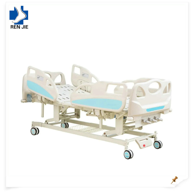 Adjustable Hospital Bed Universal Wheel ICU Hospital Bed for Home Care
