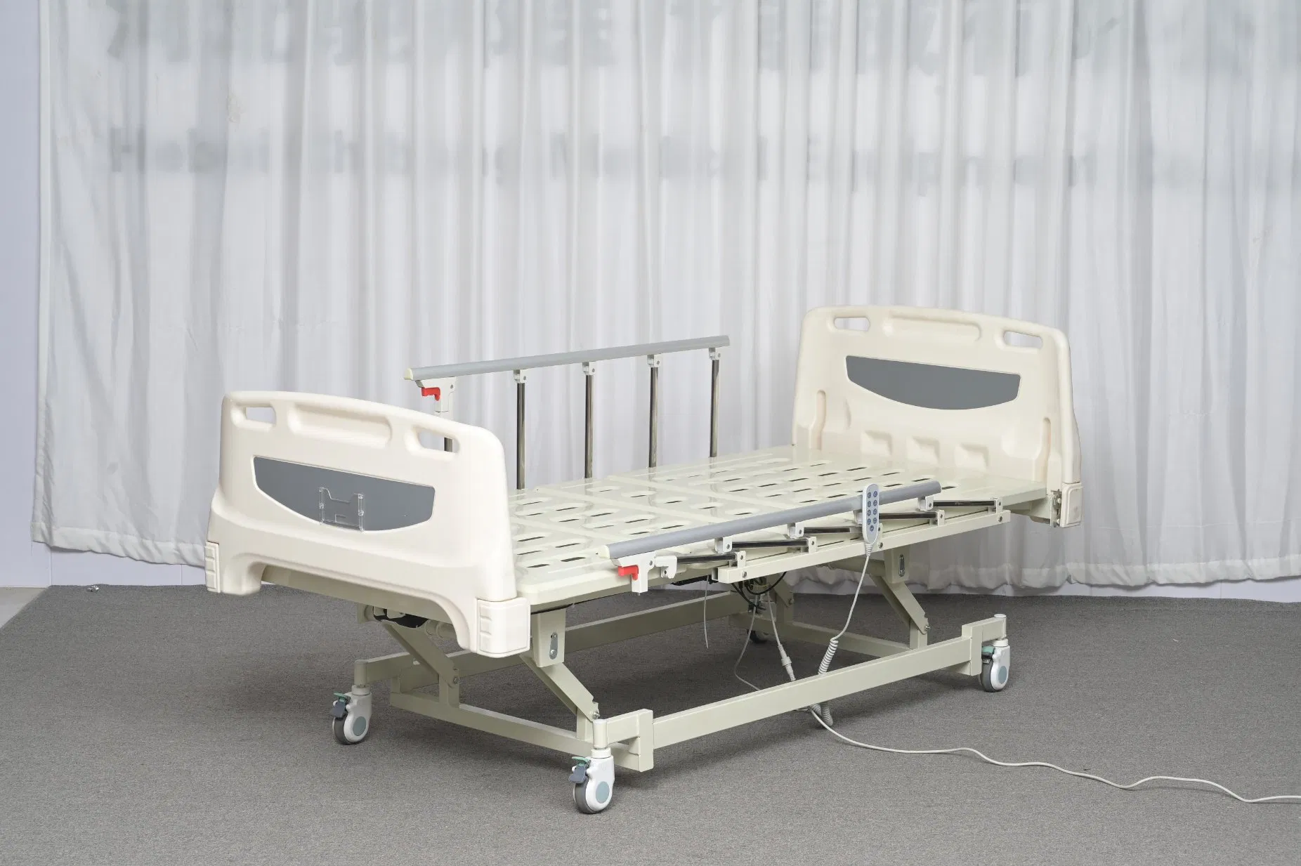 [Ki-E03G] High Quality Super-Low Electric Three Functions Clinic Patient Medical Hospital Bed for Elder Care