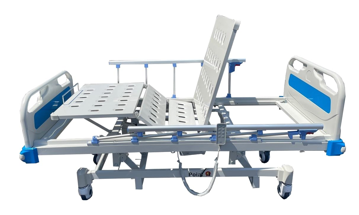 Durable Bariatric Patient Bed with Punched Steel Bed Panel Design