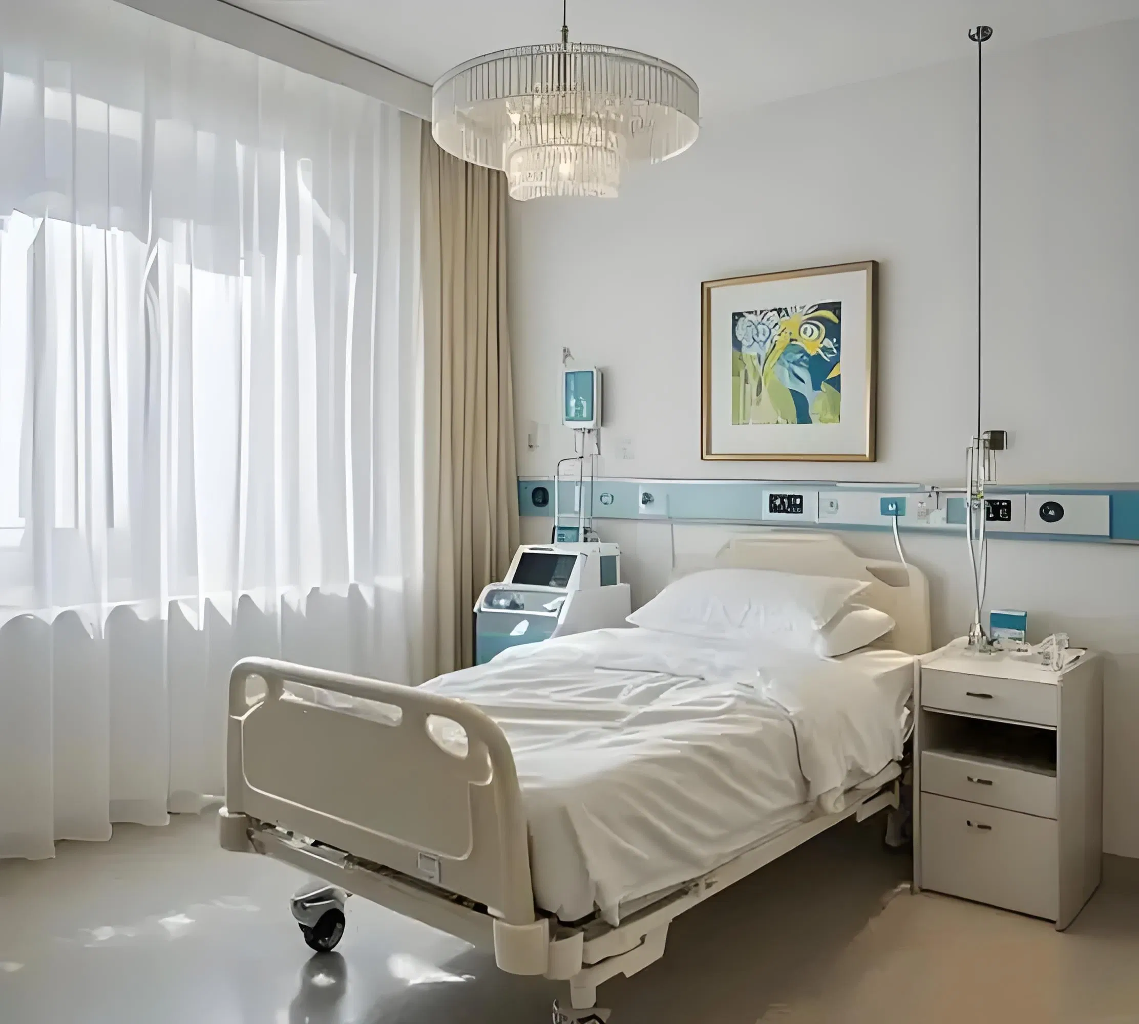 Electric Hospital Bed Manual Medical Bed for Patient/Nursing/Hospital Beds for Pediatric Hospital Beds Medical for The Home Customizable