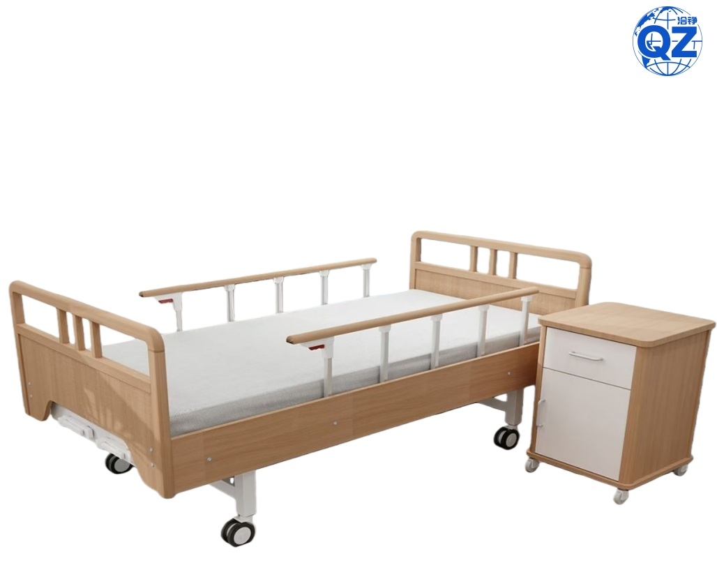 Single Double Shake Nursing Bed Household Multifunctional Hospital Beds Turn-Over Lifting Feature Rehabilitation Therapy Metal