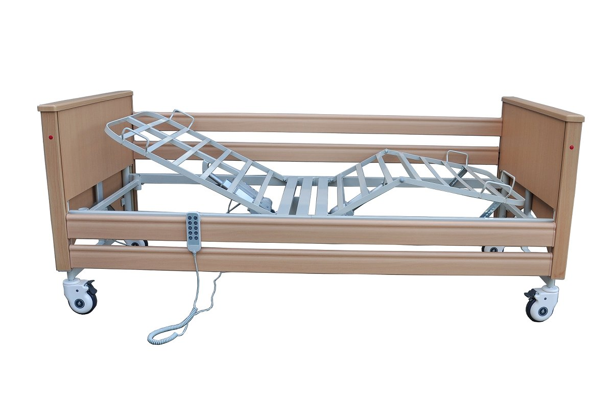 Hospital Adjustable Auto Patient Turning Bed Home Care Rotating Electric Bed