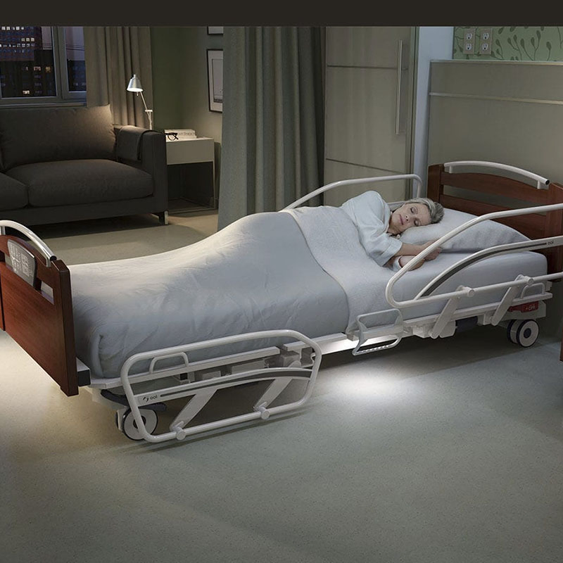 China Medical Health Furniture Factory Design Luxruy Foldable Jiecang Nursing Home Bed