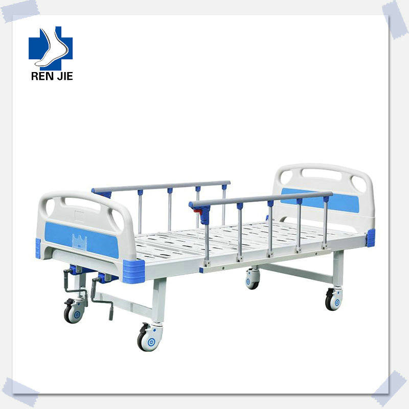 Manual Two Crank Hospital Bed Adjustable Medical Patient Bed