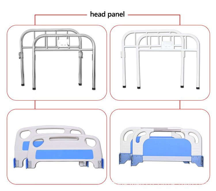 Good Price Hospital Furniture Manufacturers One Crank Manual Hospital Medical Smart Bed of Sick