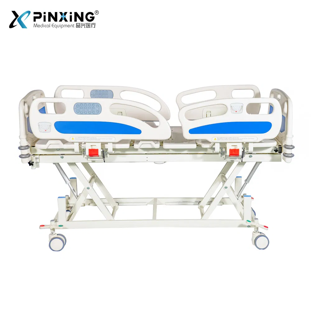 Advanced Intensive Care Bed with Integrated Siderail Control and Scale