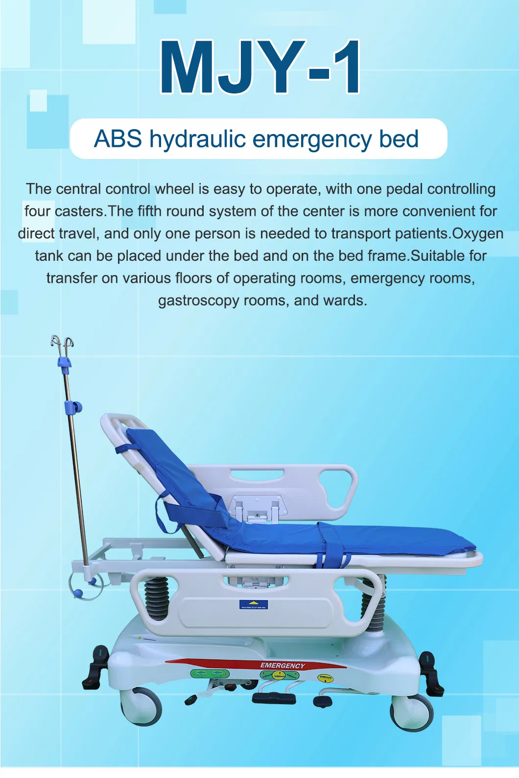 Medical Hydraulic Emergency Bed