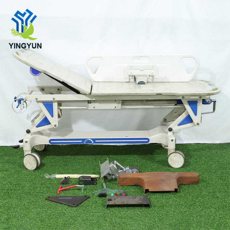 Medical Guardrails Patient Transfer Stretcher Trolley Hospital Emergency Rescue Bed
