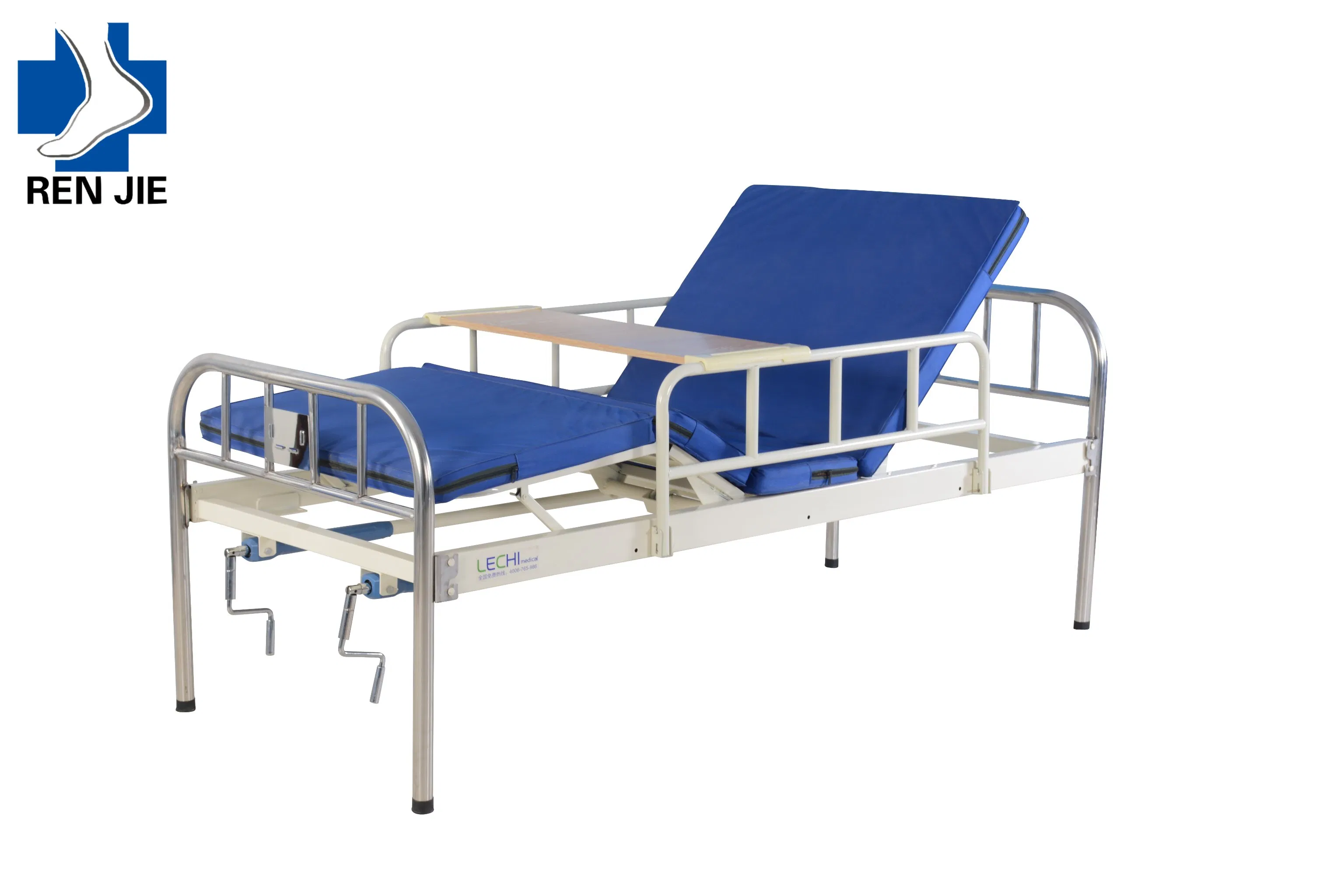 ICU Patient Furniture Medical 2 Functions Folding Adjustable Electric Hospital Bed for Home Nursing Bed