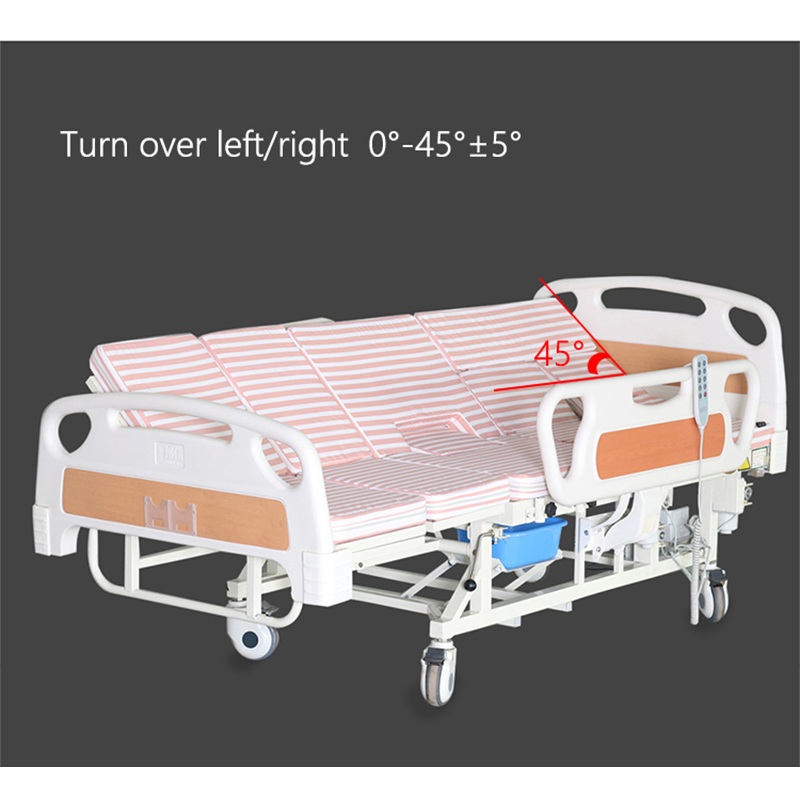 Factory Wholesale 5 Functions Electric Home Care Folding Five Function Nursing Bed