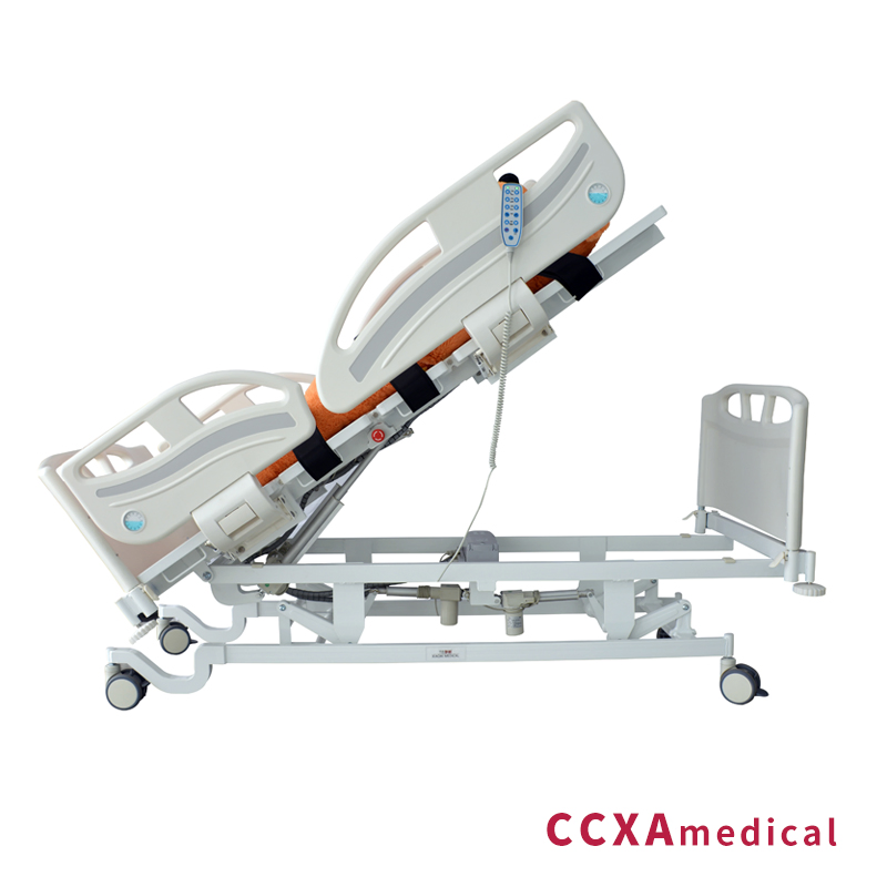 Advanced Smart Control 7 Function Electric Footboard Screen Dual-Side Button Precise Hospital Bed
