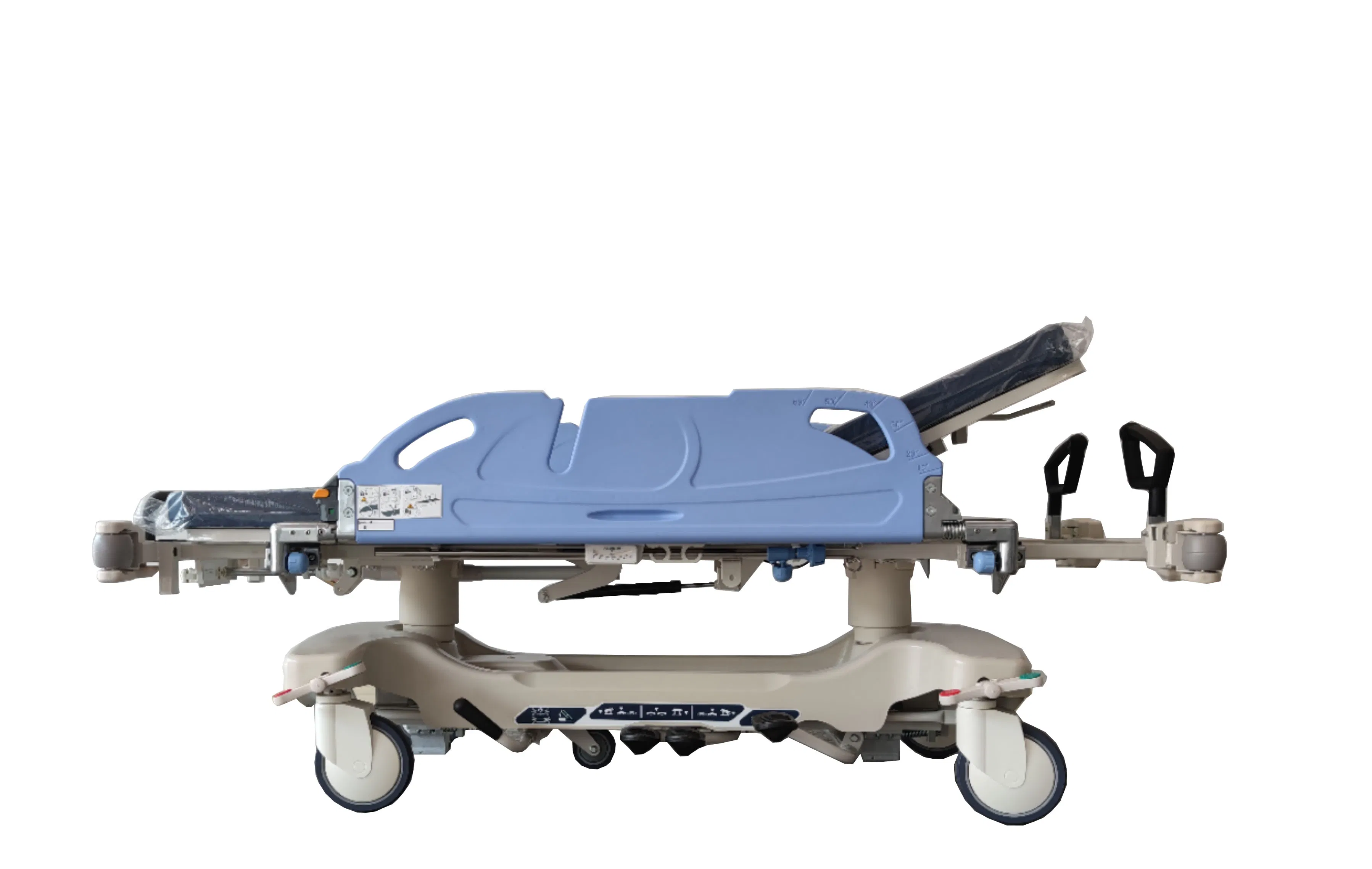 Hospital Furniture Adjustable Foldable Mobile Hydraulic Rescue Bed