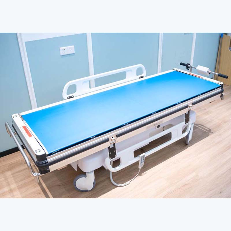 Hospital Emergency Electric Patient Transport Trolley Patient Ambulance Transfer Stretcher Bed