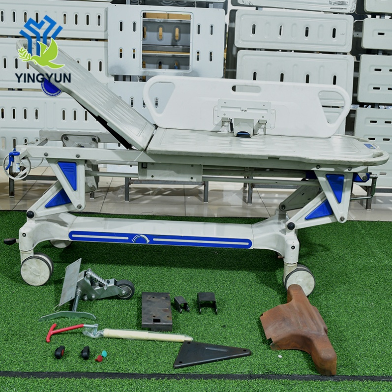 Nursing Furniture Emergency Bed Metal Hospital Transfer Stretcher Trolley