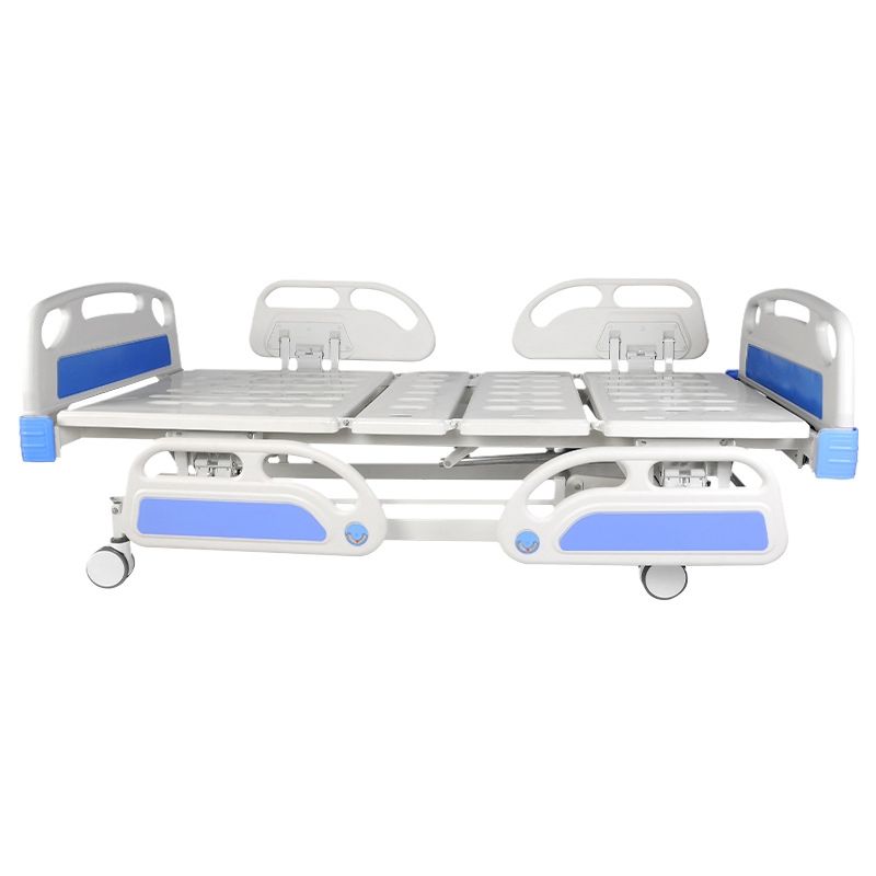 3 Cranks Manual Hospital Bed Nursing Bed Medical Care Bed for Hospital Home Use
