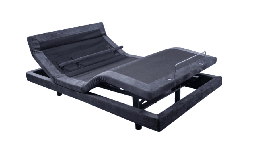 Smart Adjustable Bed with 4 Motors Massage, Wireless Remote Control, and Integrated USB-C Ports