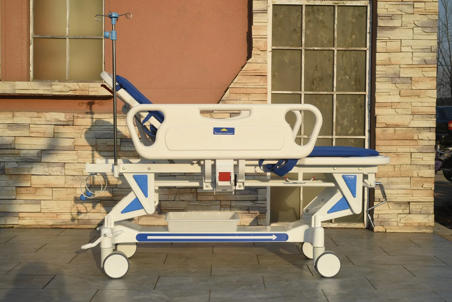 Medical Equipment Hospital Ambulance Stretcher Trolley Hospital Patient Emergency Transfer Stretcher Bed Medical