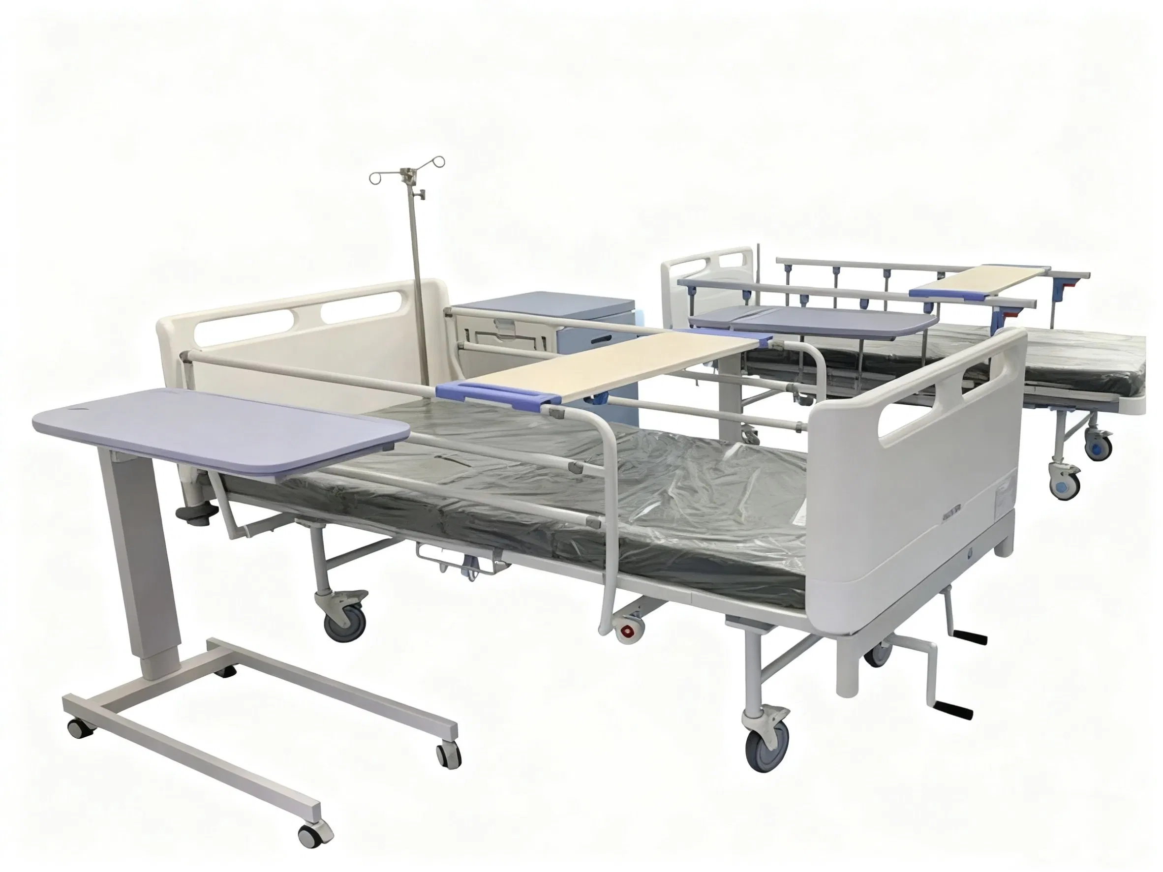Nursing Home Care Height Adjustable Three Functions Clinic Patient Medical Electric Hospital Bed