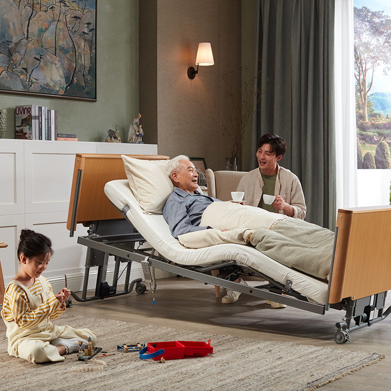 Multifunctional Electric Adjustable Bed for Home Care Comfort