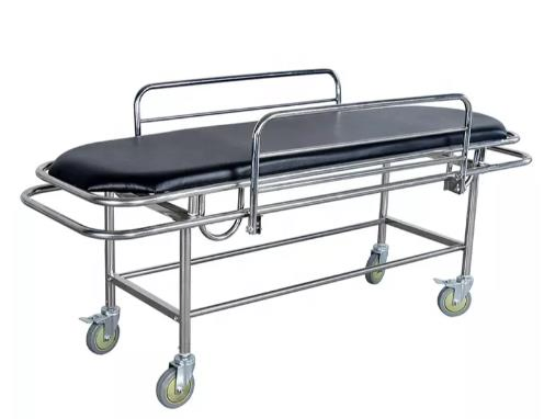 Hydraulic Hospital Medical Aluminum Rescue Patient Transfer Trolley Stretcher Emergency Bed