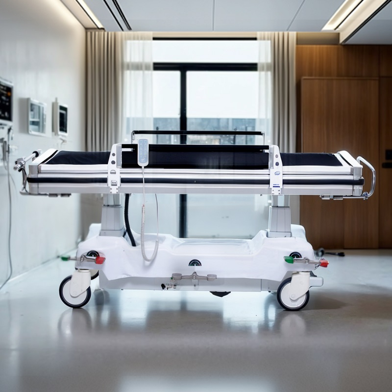 Medical Device Patient Transfer Trolley Electric Emergency Transport Bed