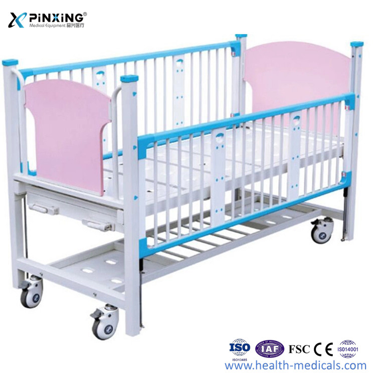 Hot Sale High Standard 2 Crank Two Function Hospital Clinical Pediatric Bed