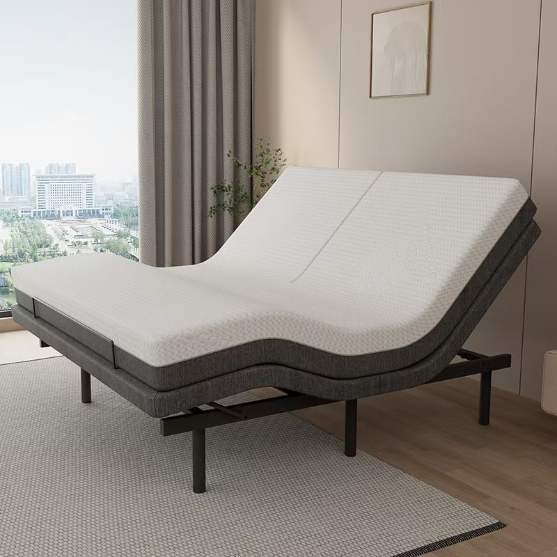 Individual Head Three Motor Electric Wireless Remote Control Adjustable Bed for Sleeping