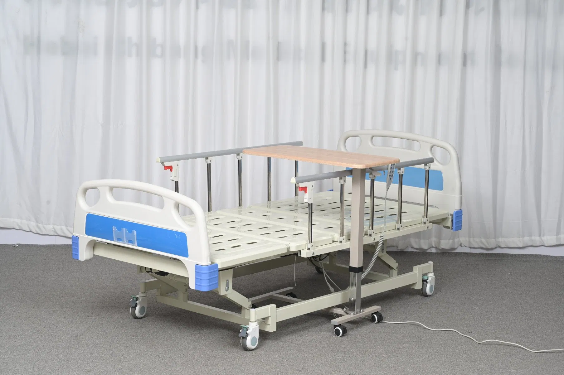 [Ki-E03G] Kaiimed Super Low to 300mm Type Electric 3 Functions Medical Hospital Bed for Patients Ward and Elder Easy Self-Care