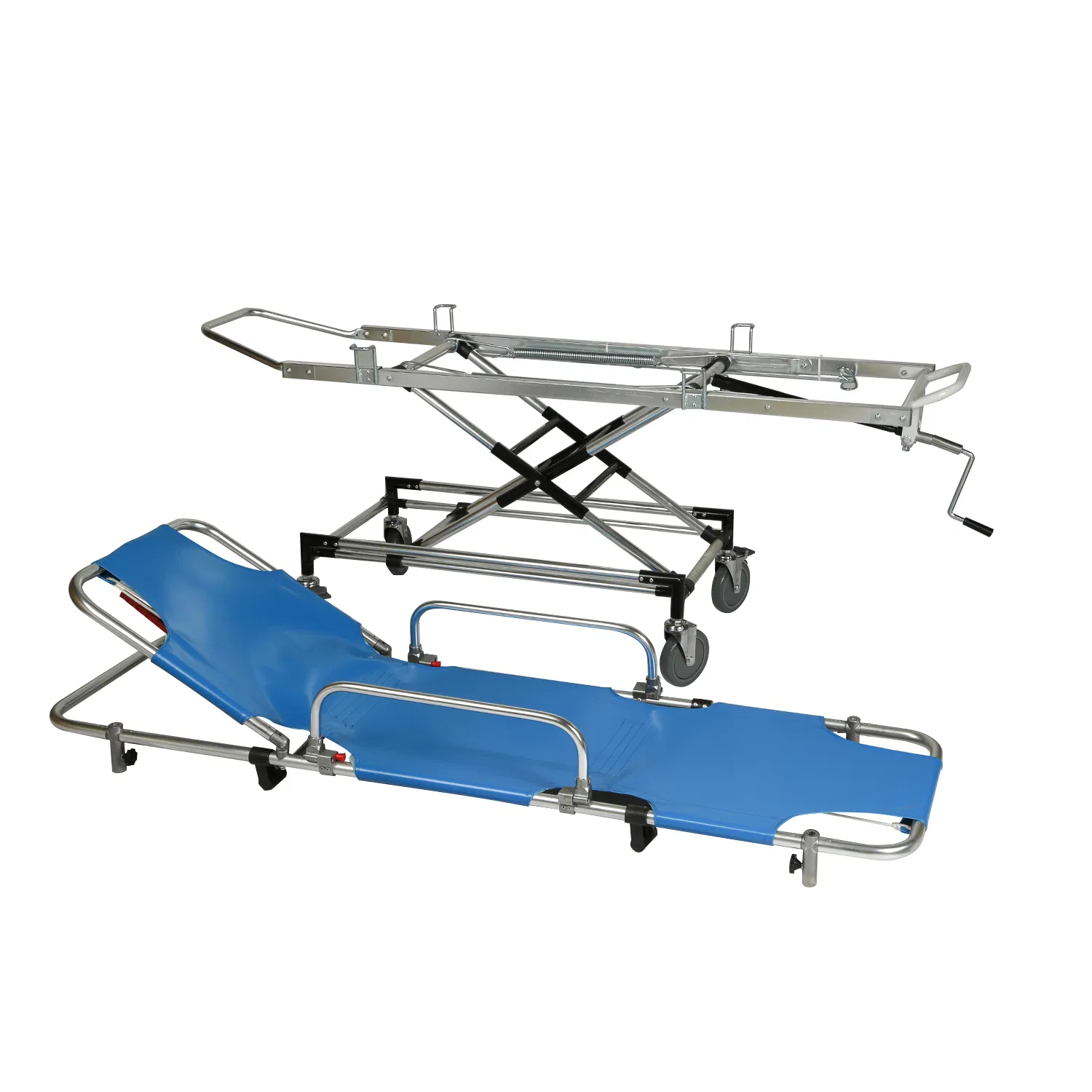 Medical Device Emergency Supplier Room Beds for Patient Transfer Trolley Car Transport Hospital Bed Emergency Bed