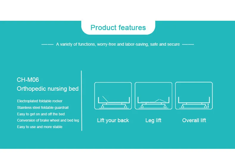 Manual Orthopedic Traction Bed 2