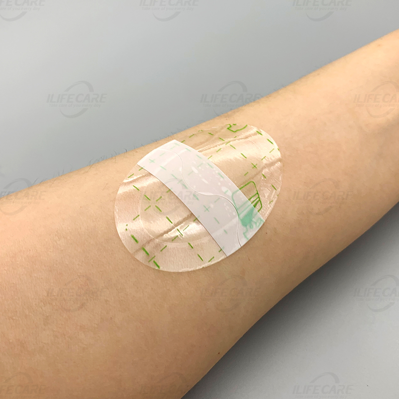 Waterproof Hydrocolloid Island Blister Plaster 37*55mm Foot Care