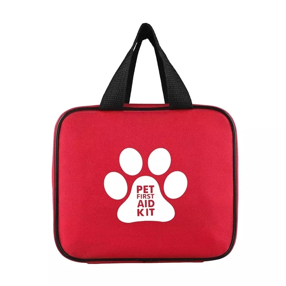 OEM ODM Portable Emergency Medical First Aid Kit Bag for Pets Dogs and Cats Buddy Travel Outdoor with CE ISO