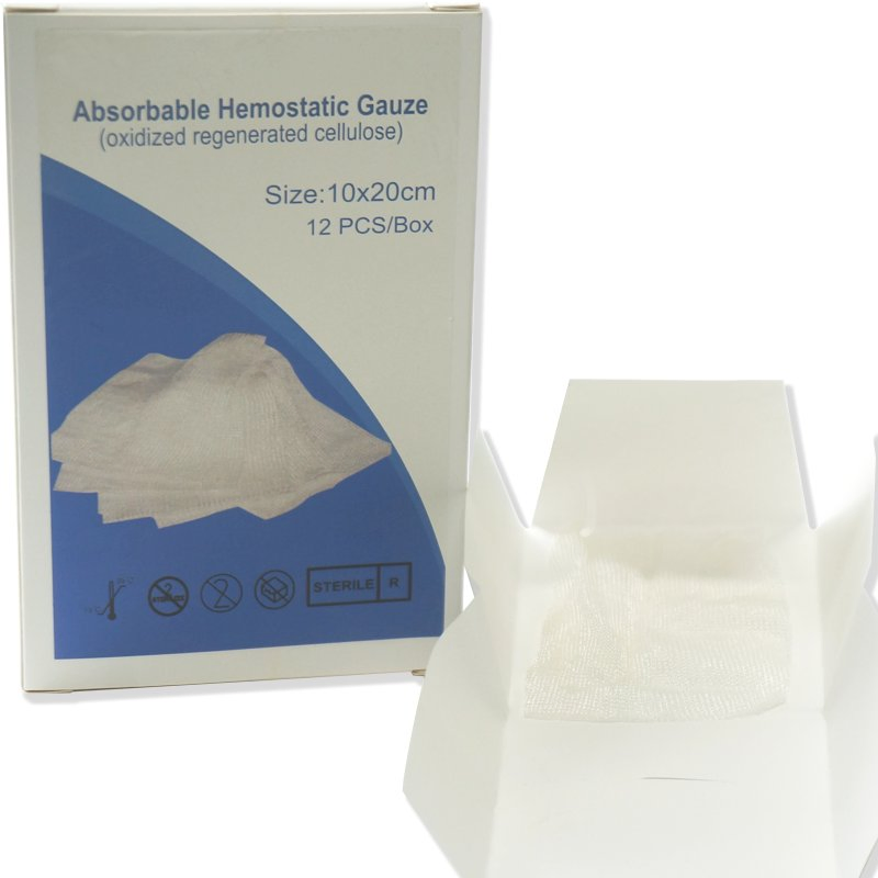 Medical Hydrocolloid Dressing Hemostatic Absorbable Gauzeoxidized Regenerated Cellulose