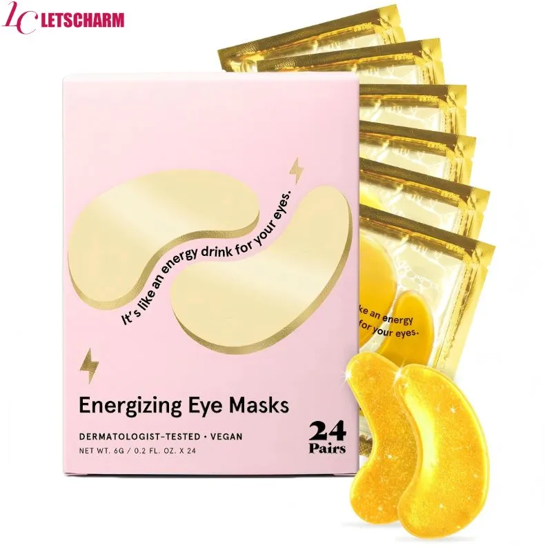 24K Gold Eye Mask Display