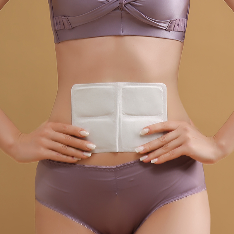 Air Activated Period Pain Patch with Perforated Line Menstrual Cramp Relief