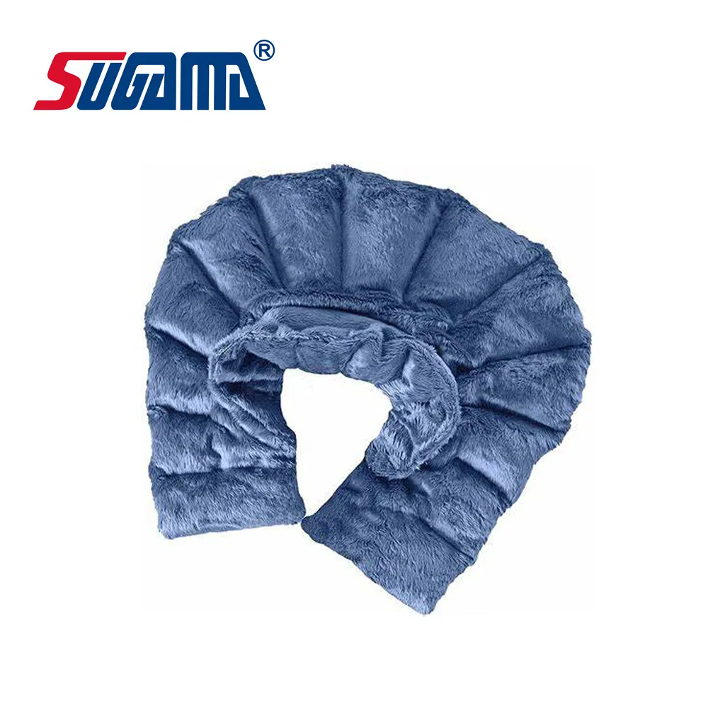 Weighted Moist Heat Hot and Cold Compress Heating Pad Microwavable Neck and Shoulders Wrap for Relief of Pain