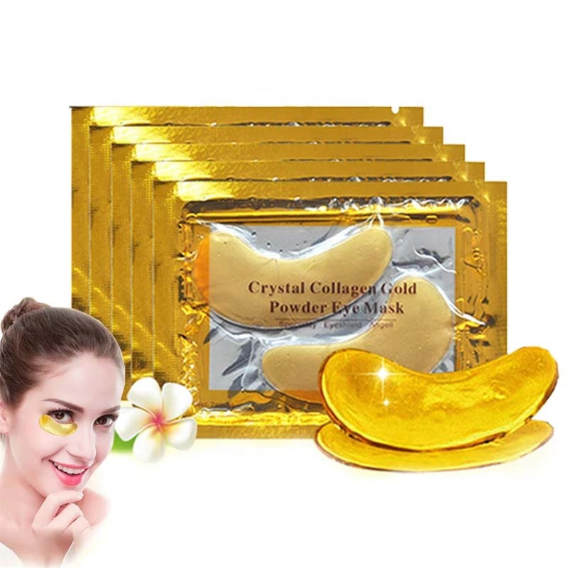 Anti-Wrinkle 24K Gold Dark Circle Remove OEM Eye Care Custom Logo Eye Mask for Dark Circles and Puffiness