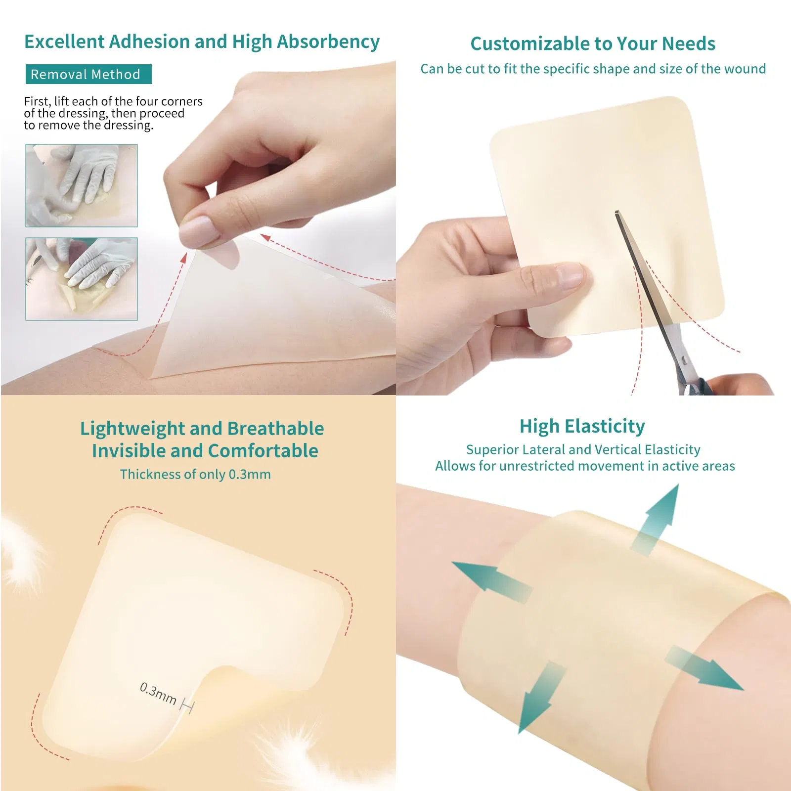 Nursing Interventions Bed Sores Anti Bacteria Hydrocolloid Dressings Reduce Scarring