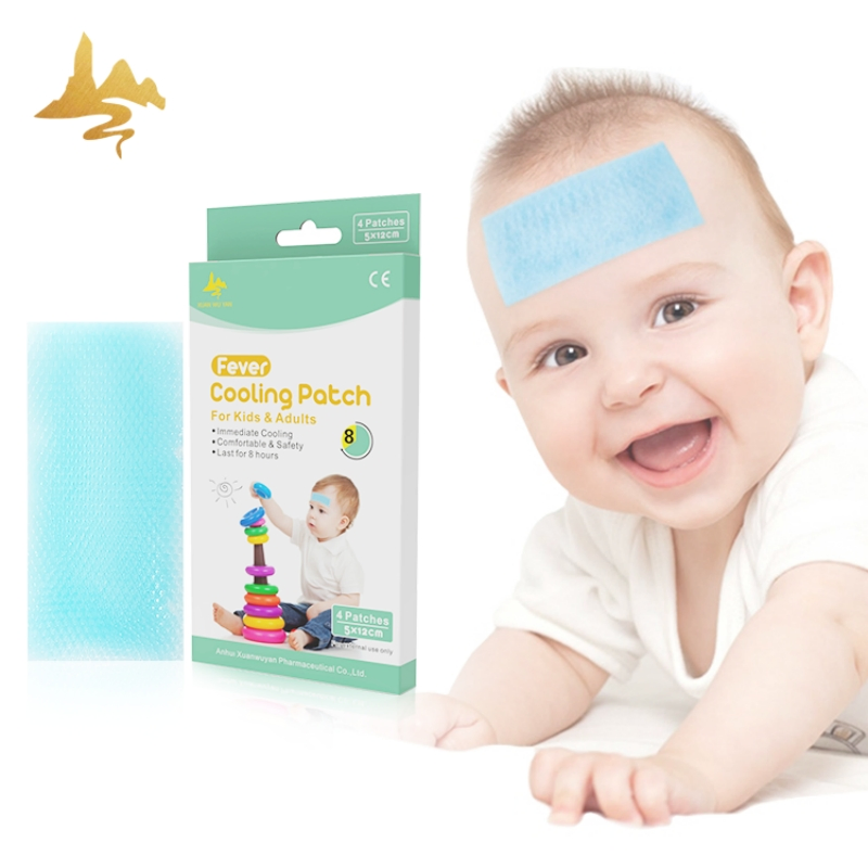 Basic Customization Price Natural Mint Headache Relief Kids Cooling Gel Fever Patch